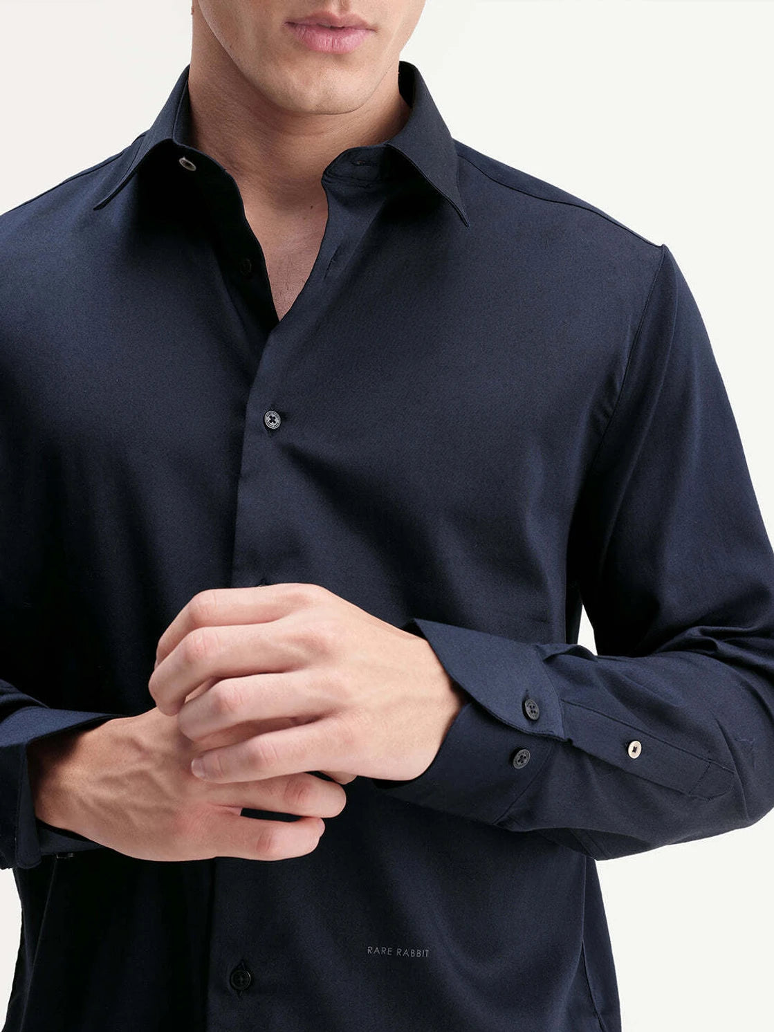 Classic Linen-Blend Button-Down
